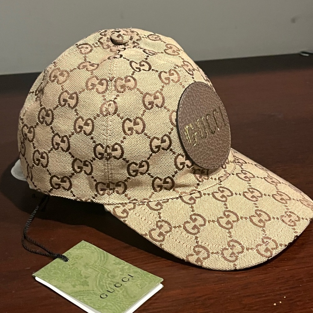 Gucci GG Canvas Monogram Baseball Hat size Small - Picture 5 of 11